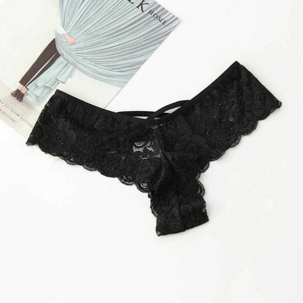Temptation V-Lace Crisscross Thong Castello Clothing Line
