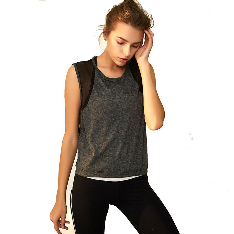 Kali Relaxed Fit Sleeveless Mesh Back Tank Top workout tops and t-shirts Castello Clothing Line