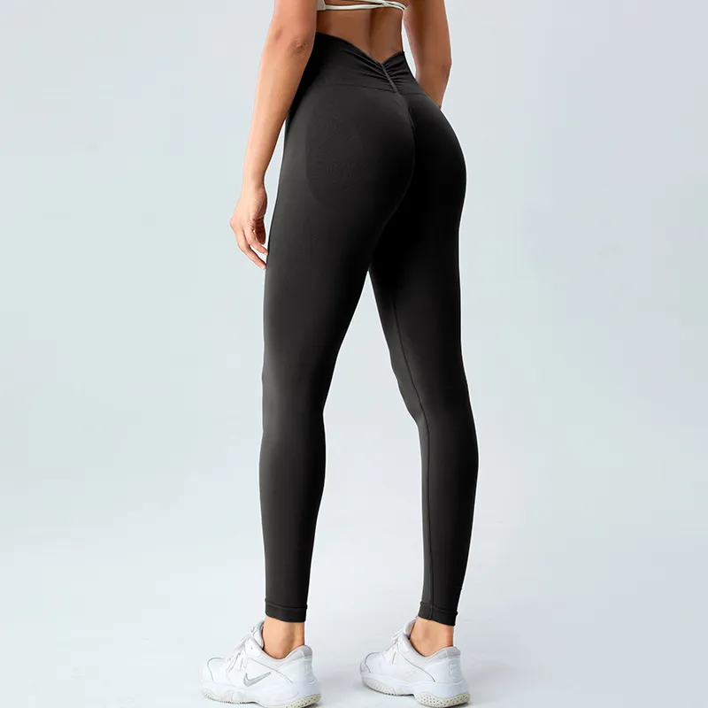 Frost High-Waist Seamless Scrunch Butt Leggings leggings Castello Clothing Line