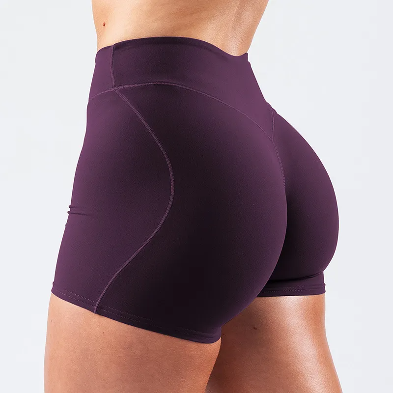 Shattered High-Rise Seamless Contour Biker Shorts workout shorts Castello Clothing Line