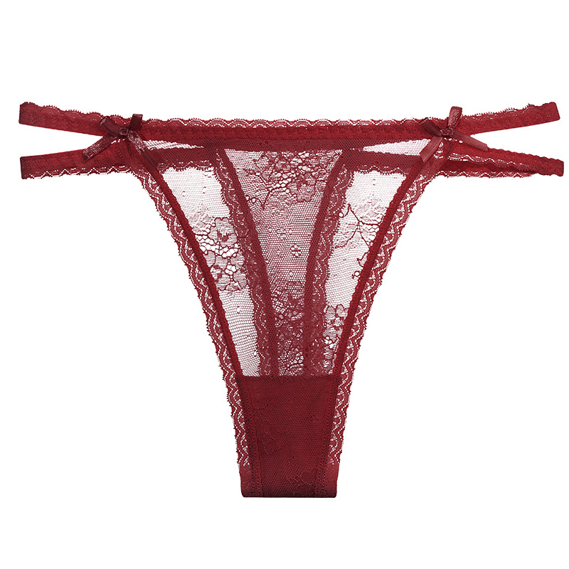 See through lace panty - High-Cut Double-Strap Castello Clothing Line