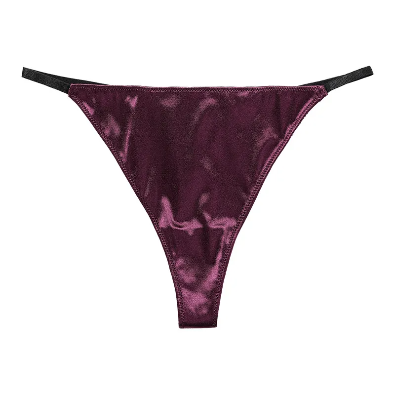 Sleek Satin Whisper Thong Castello Clothing Line