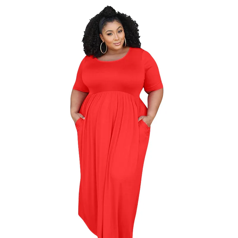 Kallista Plus Size Empire Waist Maxi Dress maxi dress Castello Clothing Line