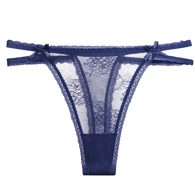 See through lace panty - High-Cut Double-Strap Castello Clothing Line