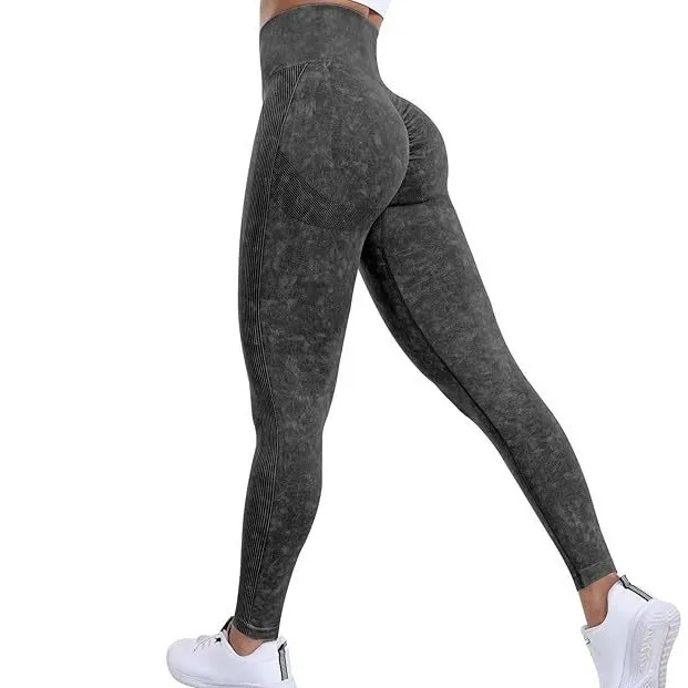 Unleashed High-Rise Scrunch Butt Seamless Contour Leggings leggings Castello Clothing Line