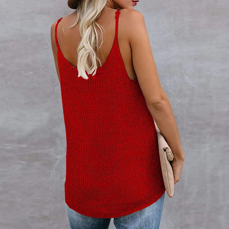 Breezy Days Knit Tank Top Castello Clothing Line