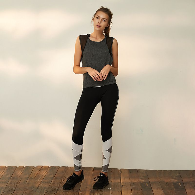 Kali Relaxed Fit Sleeveless Mesh Back Tank Top workout tops and t-shirts Castello Clothing Line