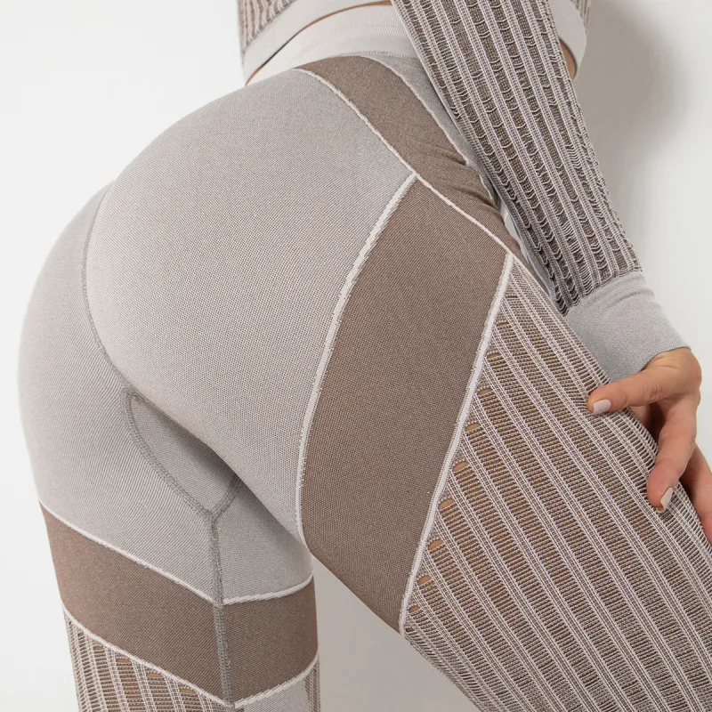 Unstoppable High-Rise Seamless Mesh Panel Leggings leggings Castello Clothing Line