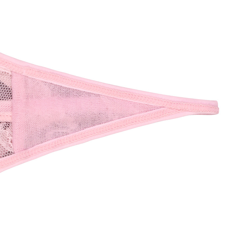 Lace Cut Out Strappy Thong Panty Castello Clothing Line