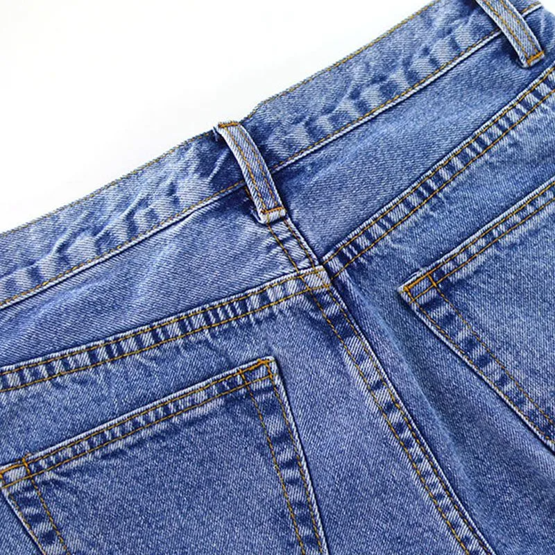 RogueWave High-Rise Ripped Cutoff Jean Shorts Castello Clothing Line