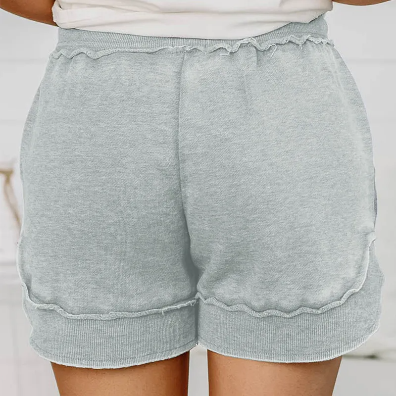 ComfyWave High-Waist Drawstring Sweat Shorts Castello Clothing Line