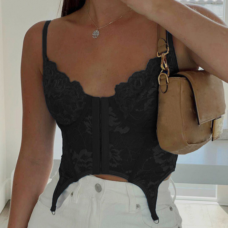 Laced Up Love Bustier Bralette Castello Clothing Line