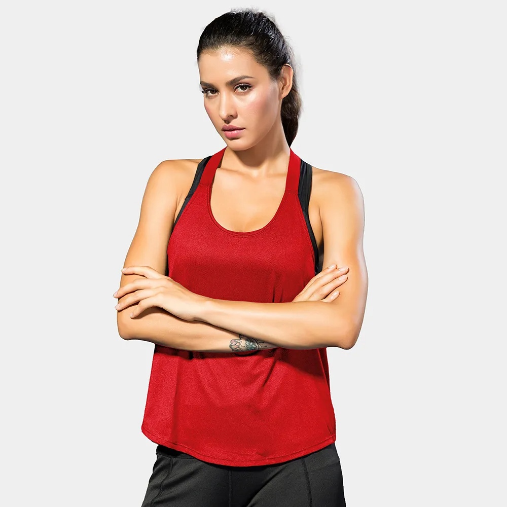 Xyla Sleeveless Racerback Graphic Tank Top workout tops and t-shirts Castello Clothing Line