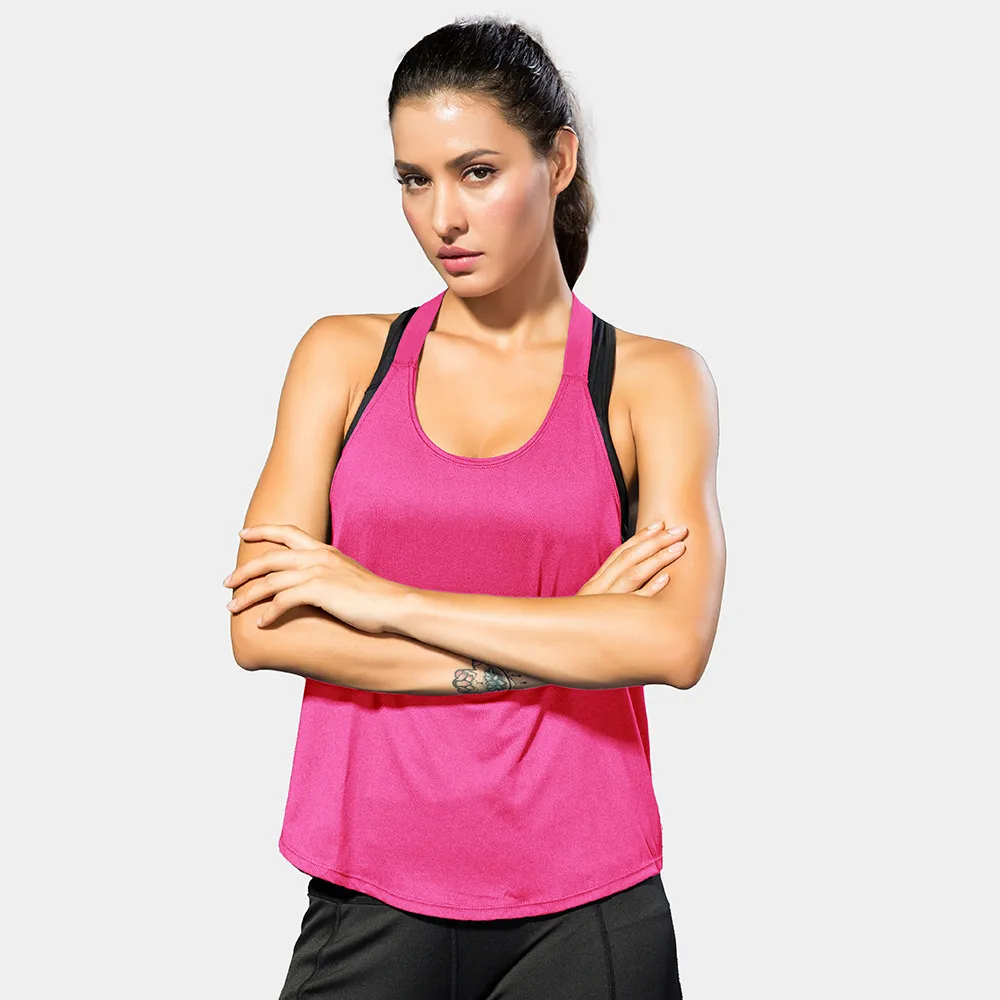 Xyla Sleeveless Racerback Graphic Tank Top workout tops and t-shirts Castello Clothing Line