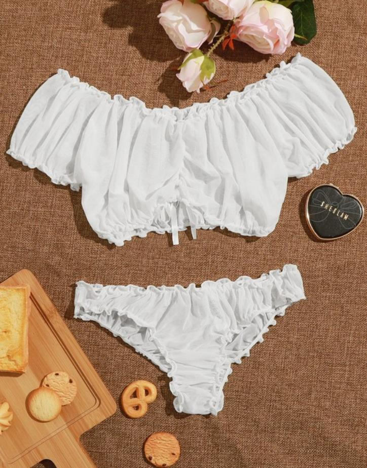 See Through Lingerie Set Castello Clothing Line