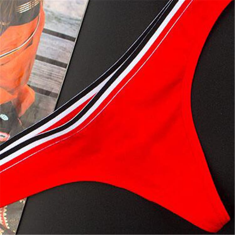 Stripe High Cut Thong Castello Clothing Line