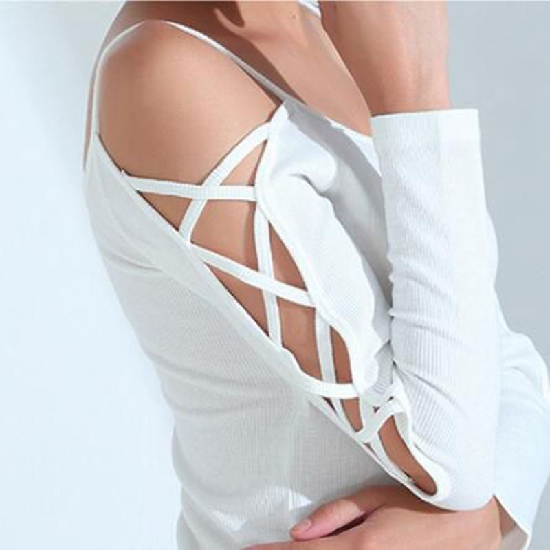 Ribbed Off Shoulder Yoga Top Castello Clothing Line