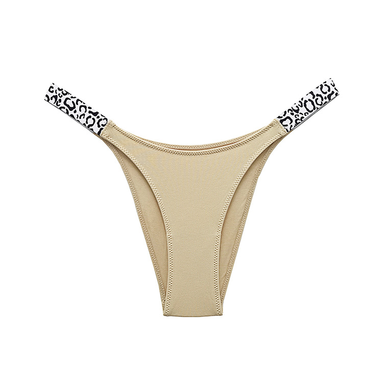 High Cut Bikini Panties With Printed Straps  Castello Clothing Line   