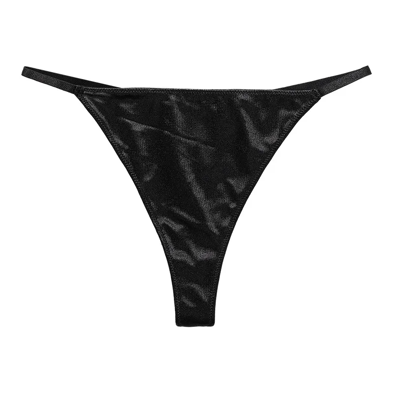 Sleek Satin Whisper Thong  Castello Clothing Line   
