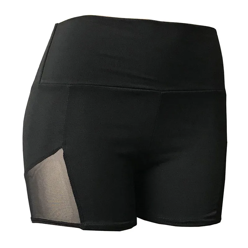 Pip High-Waist Mesh Panel Compression Shorts Castello Clothing Line