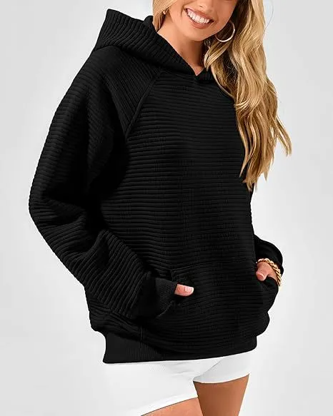 Pinnacle Ribbed Kangaroo Pocket Hoodie Castello Clothing Line