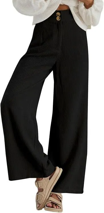 Enigma High-Rise Wide Leg Corduroy Pants women pants Castello Clothing Line