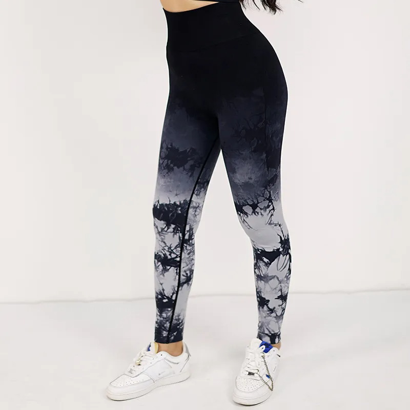 Chase High-Waist Seamless Tie-Dye Leggings leggings Castello Clothing Line