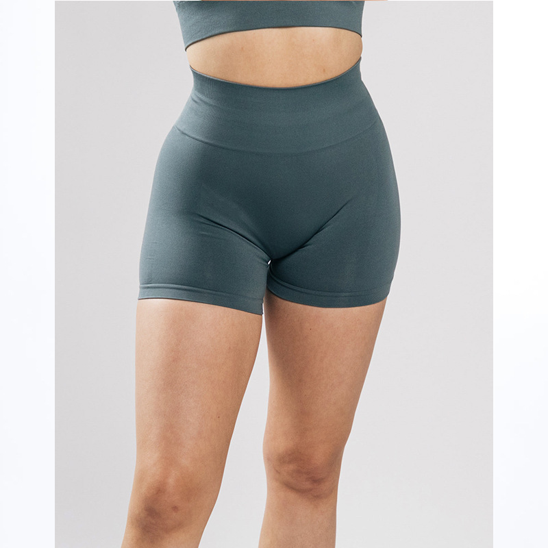 Dash High-Waist Seamless Compression Biker Shorts Castello Clothing Line