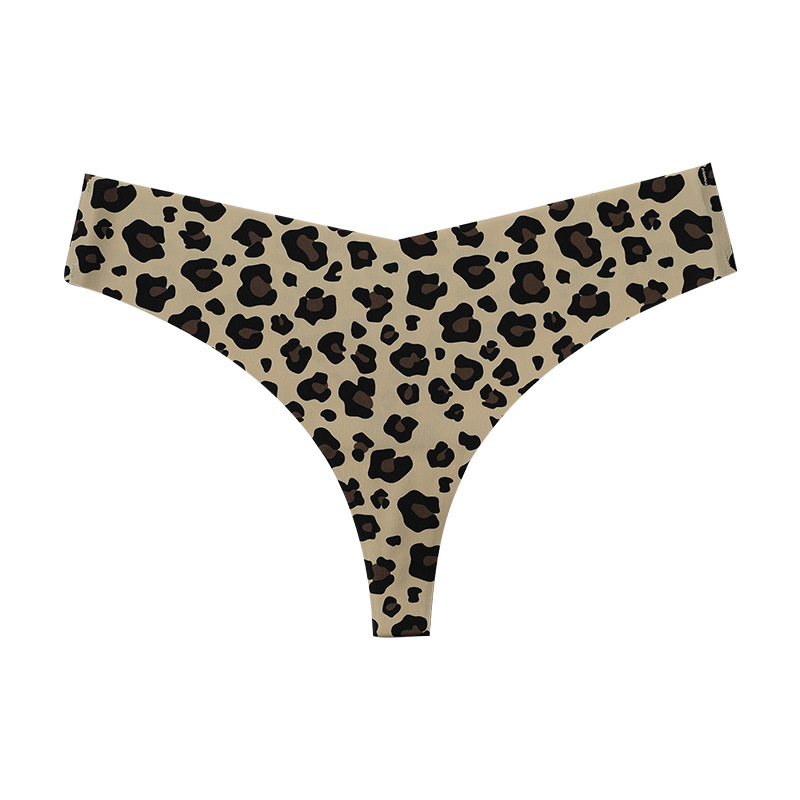 Wild Instinct Leopard Print Thong  Castello Clothing Line   