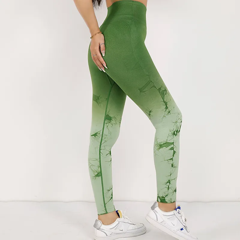Chase High-Waist Seamless Tie-Dye Leggings leggings Castello Clothing Line