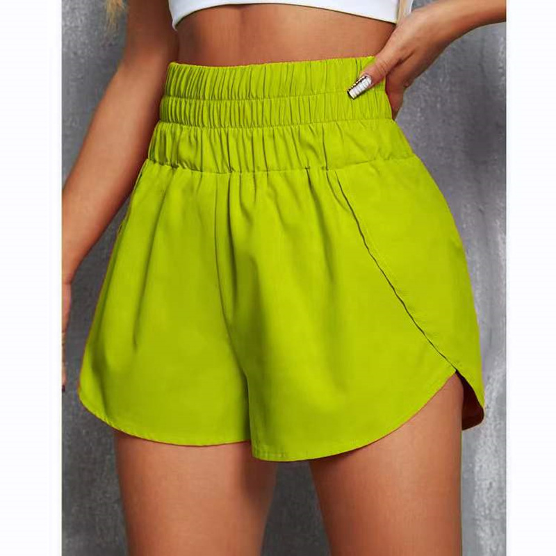 Sprout Double Layer Split Hem Running Shorts Castello Clothing Line