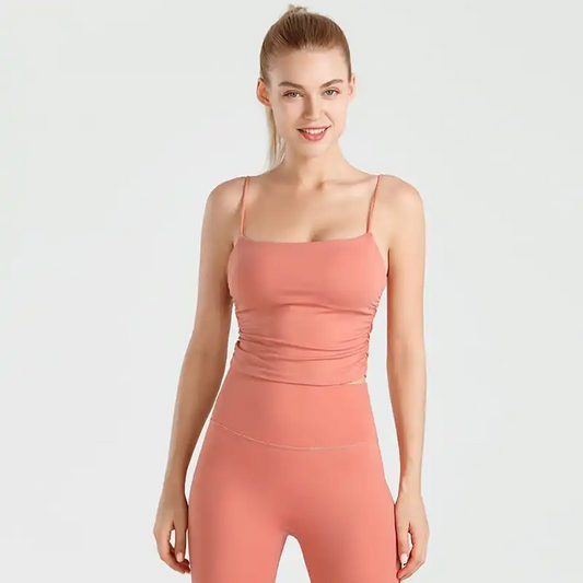 Backless Yoga Camisole Top  Castello Clothing Line   