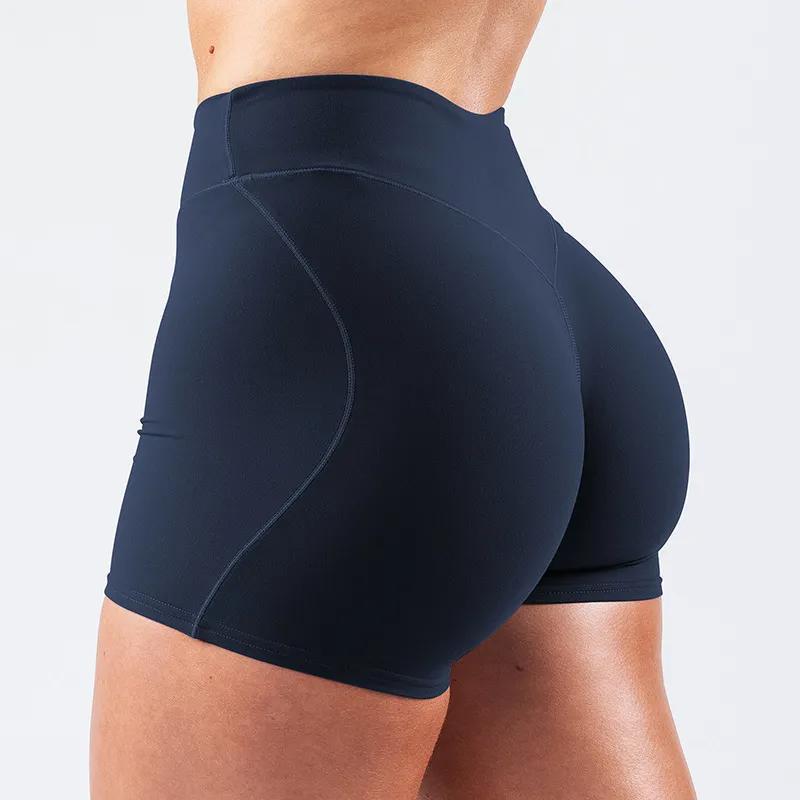 Shattered High-Rise Seamless Contour Biker Shorts workout shorts Castello Clothing Line