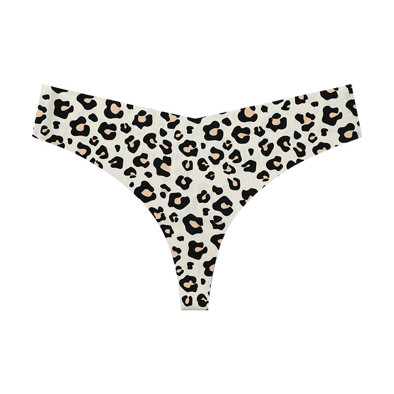 Wild Instinct Leopard Print Thong  Castello Clothing Line   