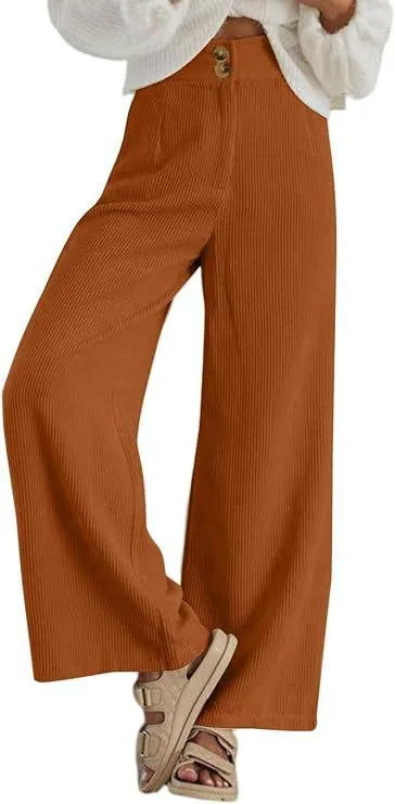 Enigma High-Rise Wide Leg Corduroy Pants women pants Castello Clothing Line