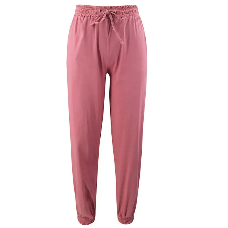 Cropped Drawstring Jogger Pants  Castello Clothing Line   