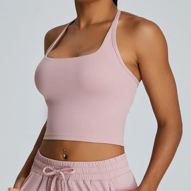 Vibrant Vibes Halter Crop Top  Castello Clothing Line   