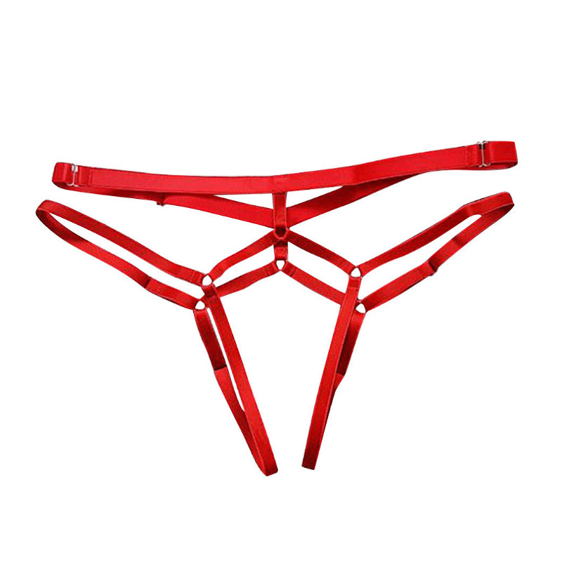 Adjustable Crotchless Panty - Low Waist, Polyester Material  Castello Clothing Line   