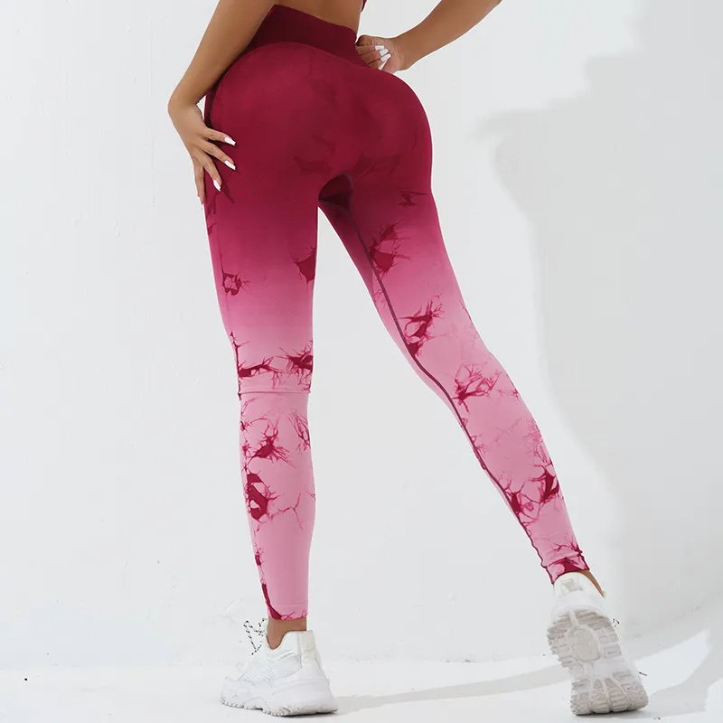 Chase High-Waist Seamless Tie-Dye Leggings leggings Castello Clothing Line