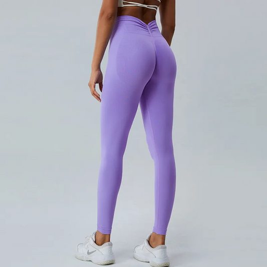 Frost High-Waist Seamless Scrunch Butt Leggings leggings Castello Clothing Line