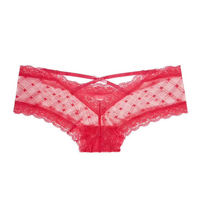 Lace Cut Out Cheeky Panty  Castello Clothing Line   