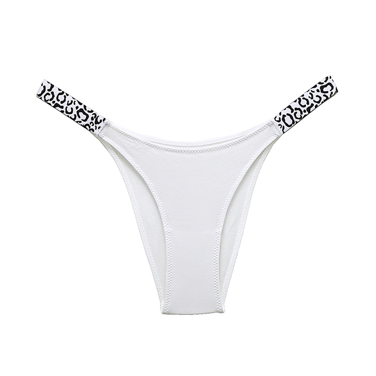 High Cut Bikini Panties With Printed Straps  Castello Clothing Line   