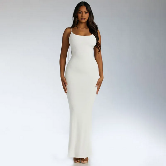 Elena Sleeveless Backless Maxi Dress maxi dress Castello Clothing Line