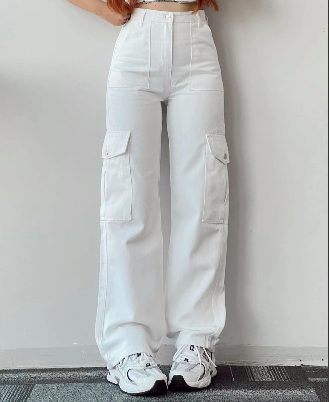 Symphony High-Rise Wide Leg Cargo Pants Castello Clothing Line