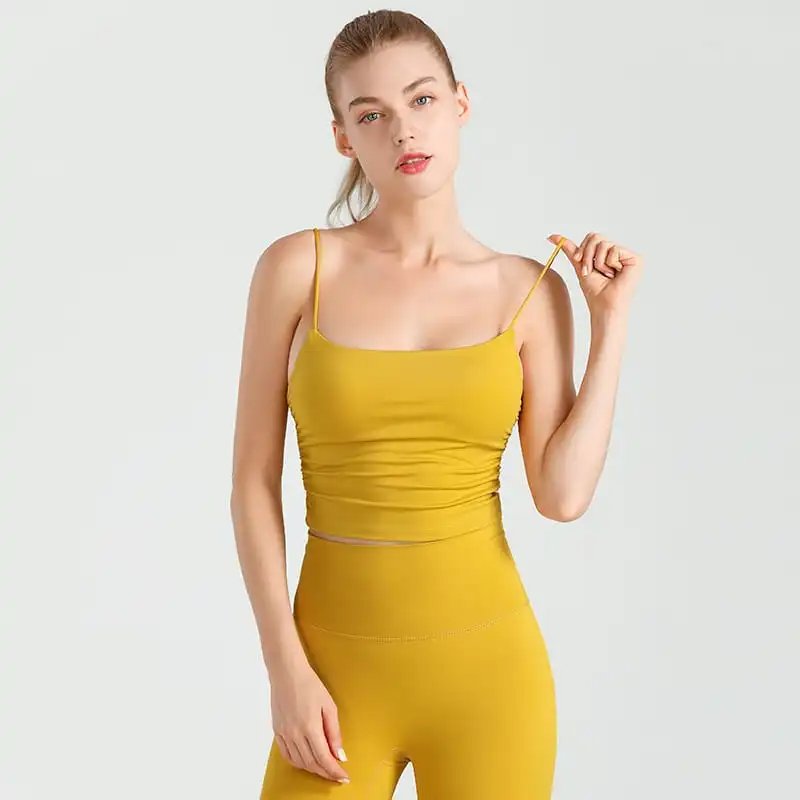 Backless Yoga Camisole Top  Castello Clothing Line   