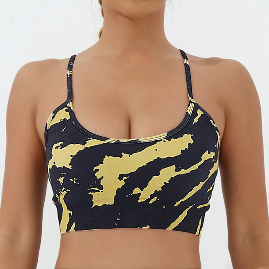 Wild Streak Strappy Bralette  Castello Clothing Line   