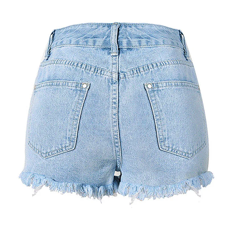 BloomEdge High-Rise Floral Embroidered Jean Shorts  Castello Clothing Line   