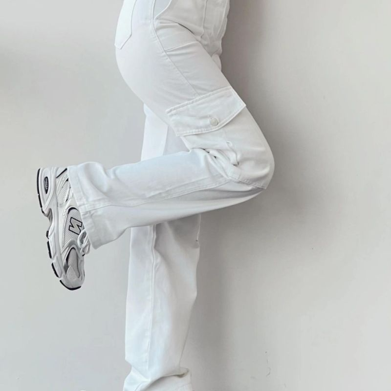 Symphony High-Rise Wide Leg Cargo Pants Castello Clothing Line