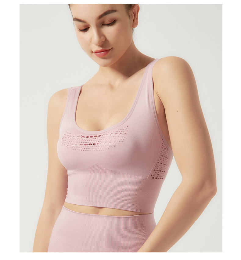 Bae Seamless Ribbed Laser Cut Strappy Cropped Tank Top workout tops and t-shirts Castello Clothing Line