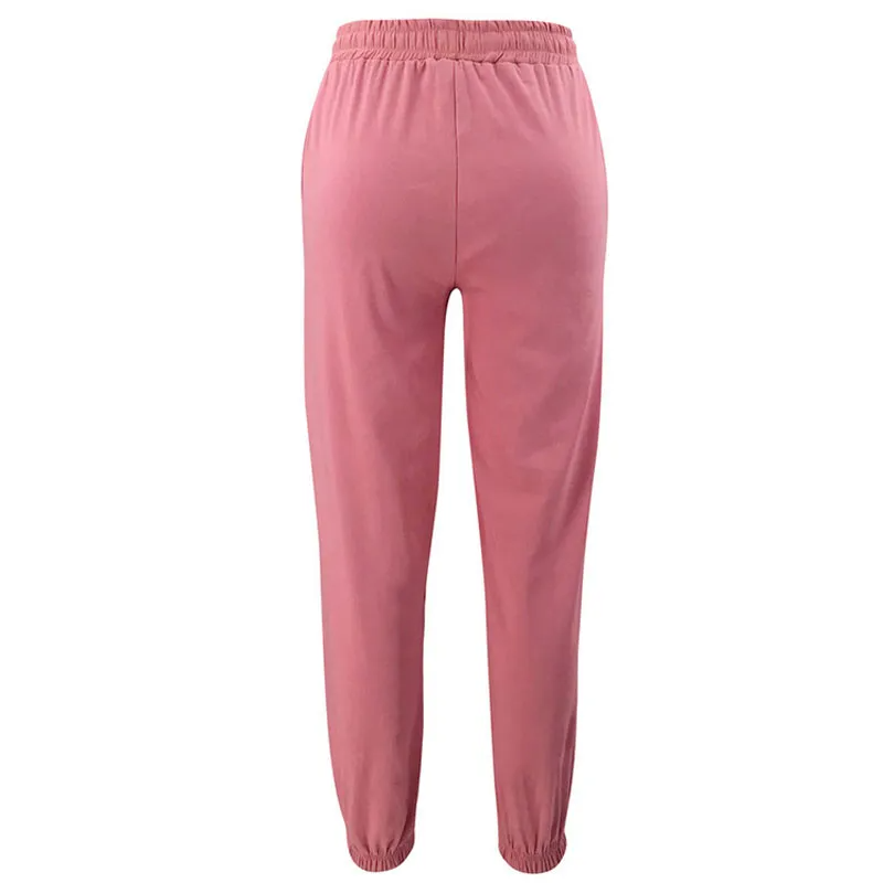 Cropped Drawstring Jogger Pants  Castello Clothing Line   